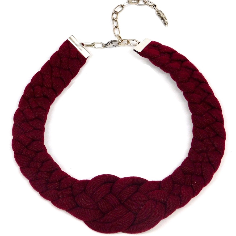 Burgundy Knot Choker (NWOT)